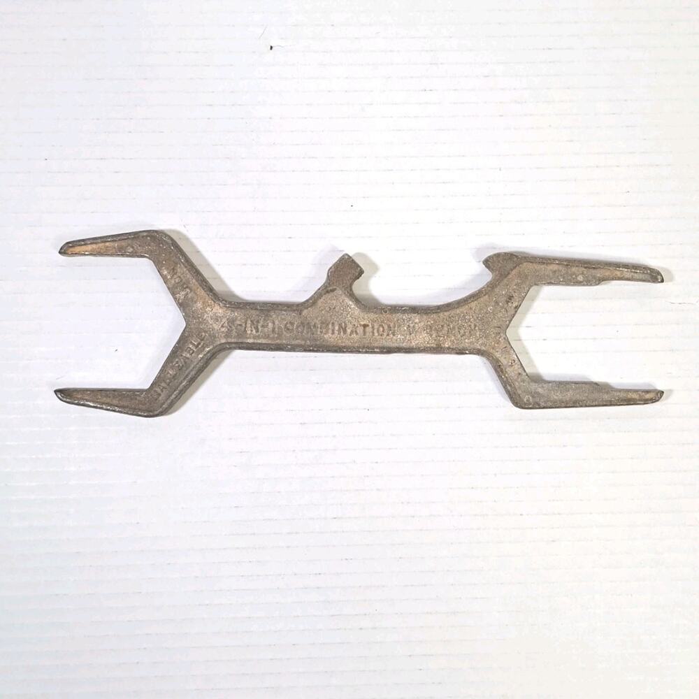 COVERS CO Bedford Ohio 4-in-1 Combination Wrench USA Malleable Iron Tool